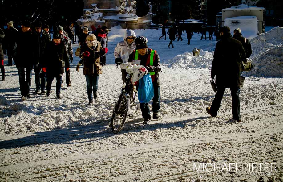 Fotografo de bodas en New York Nueva York Cubierta de Nieve