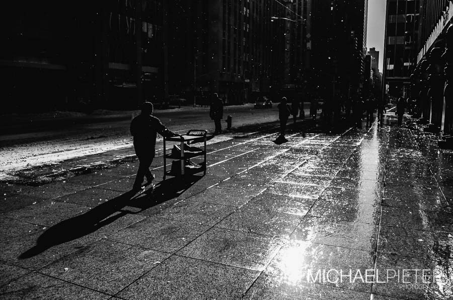 Nueva York Cubierta de Nieve Snow in new york