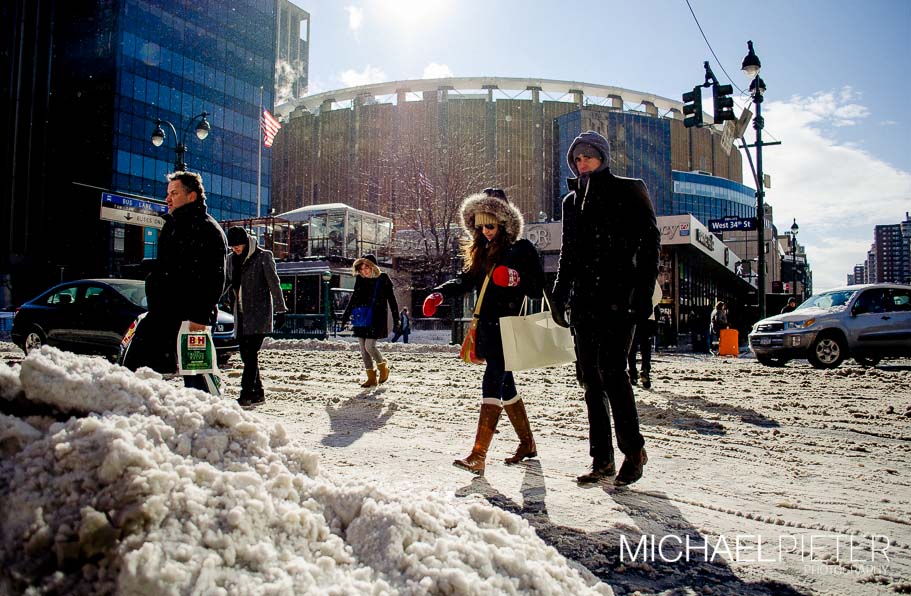 Nueva York Cubierta de Nieve Snow in New York